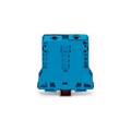 Wago THROUGH TERMINAL BLOCK, 4 AWG-4/0, BLUE 285-194